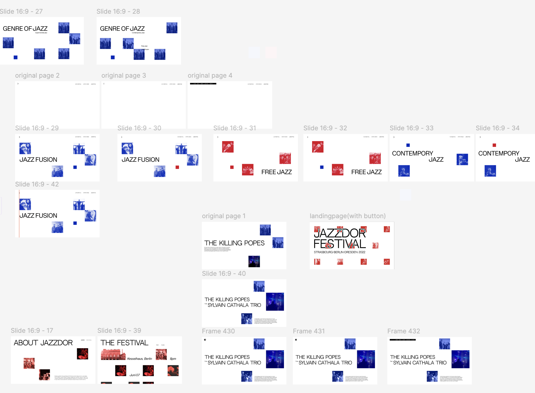 Layout Variations of Second Design Iteration