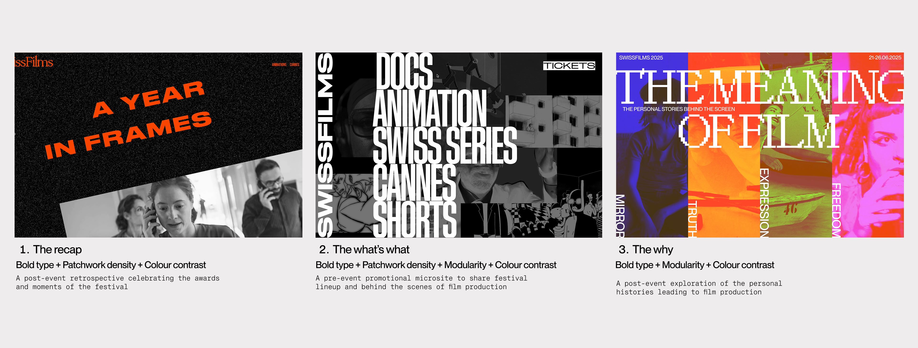Microsite Concept Iterations